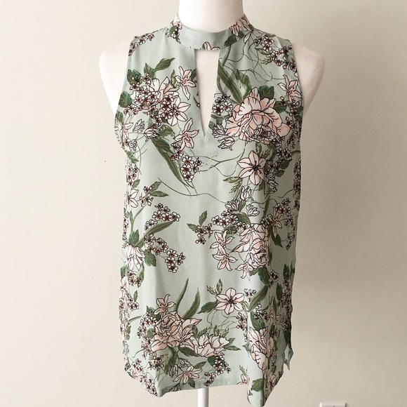 LOFT Outlet | Floral Choker Blouse *NWT - Picture 2 of 8